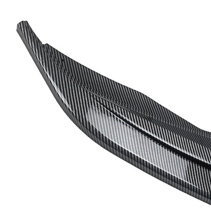 Carbon Look Front Bumper Lip Spoiler For VW Tiguan MK2 Pre-facelift 17-20