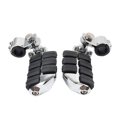 Universal Motorcycle Footpegs Highway Pegs Foot Rest 1-1/4" For Harley Fit Honda