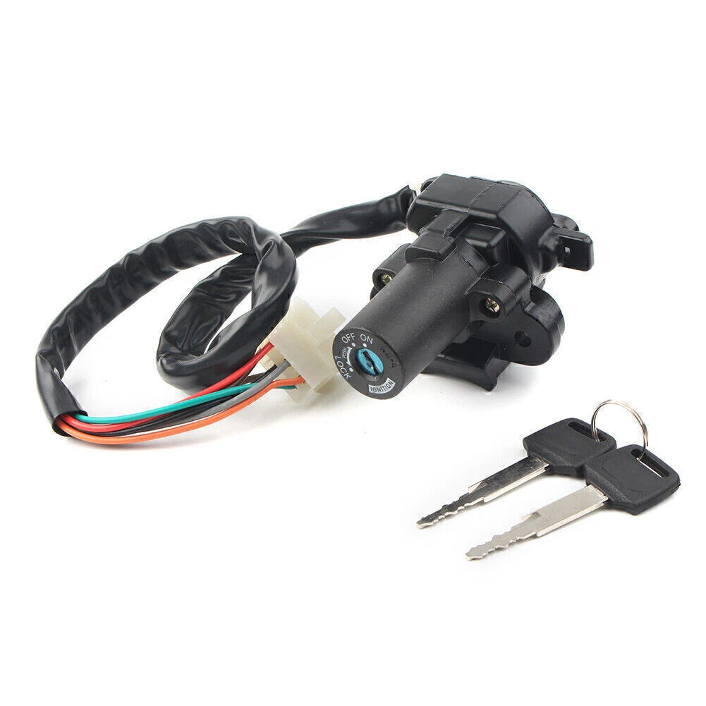 Ignition Switch Lock Key Fit For Kawasaki Ninja ZX6R ZX-7R ZX750 ZZR400