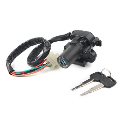 Ignition Switch Lock Key Fit For Kawasaki Ninja ZX6R ZX-7R ZX750 ZZR400