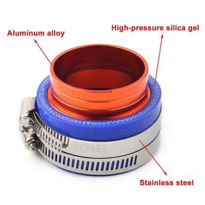 Intake Manifold Boot Air Filter Joint InterfaceCarburetor Adapter 55mm to 50mm