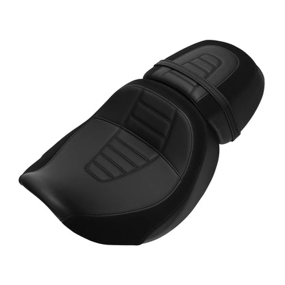 Black Driver & Passenger Seat Fit For Harley Touring Street Road Glide 2023-2024