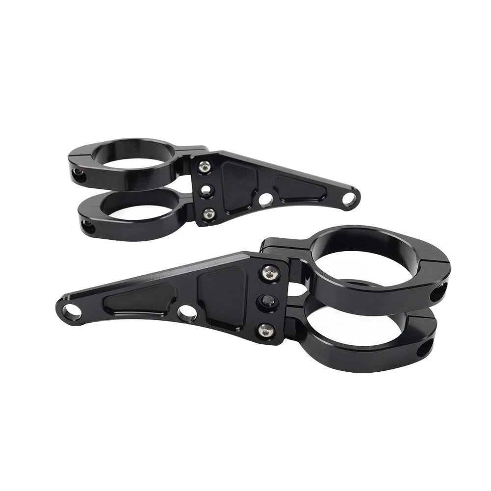 54MM Motorcycle Headlight Bracket Mount Clamp Fork Tube Holder For Harley