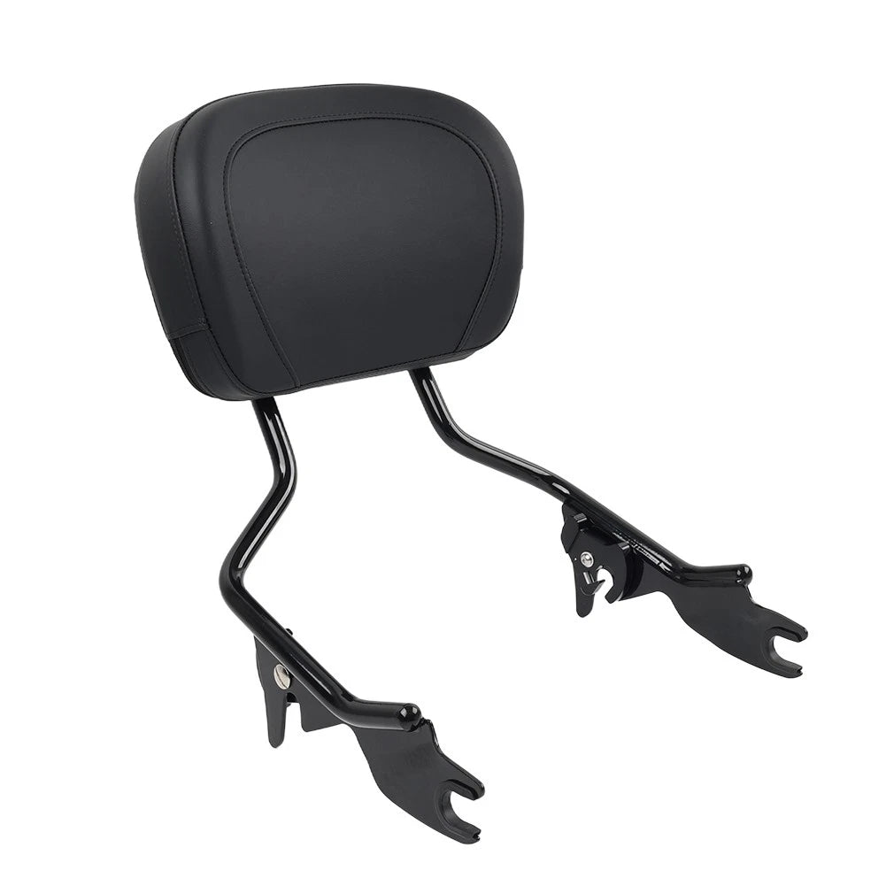 Detachable Passenger Backrest Sissy Bar Fit Harley Street Glide Road King 09-24