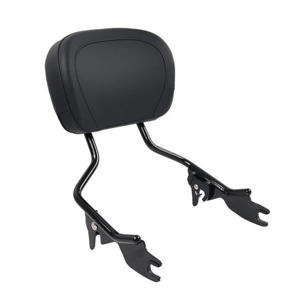 Detachable Passenger Backrest Sissy Bar Fit Harley Street Glide Road King 09-24