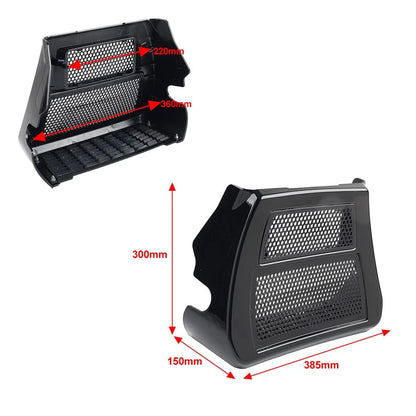 Radiator Chin Cover Lower Spoiler Grey For Harley CVO Road Street Glide 2023-25