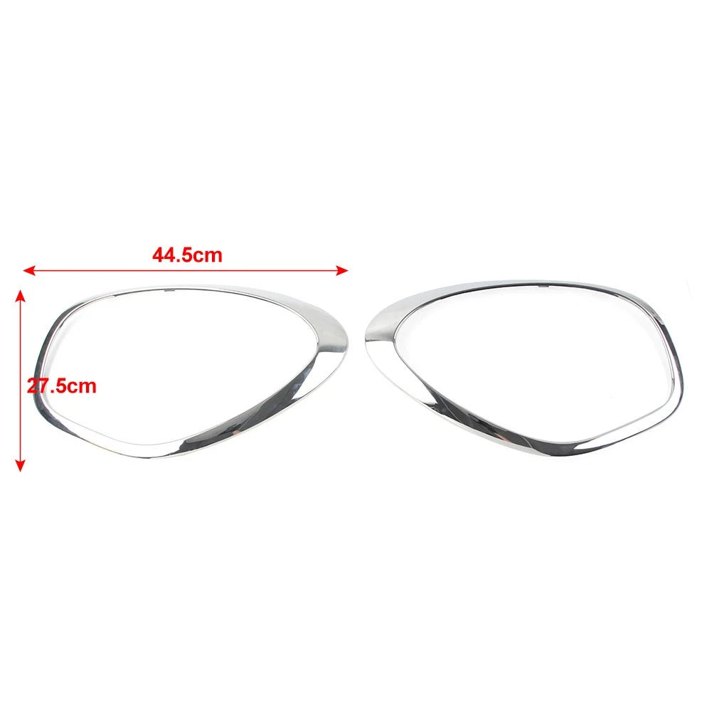 Car Front Headlight Ring Bezel Trim For BMW Mini Cooper R60 Countryman 2011-2016