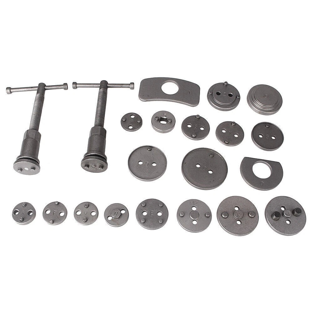 21pcs Disc Brake Caliper Wind Back Tool Brake Pad Piston Compressor Rewind