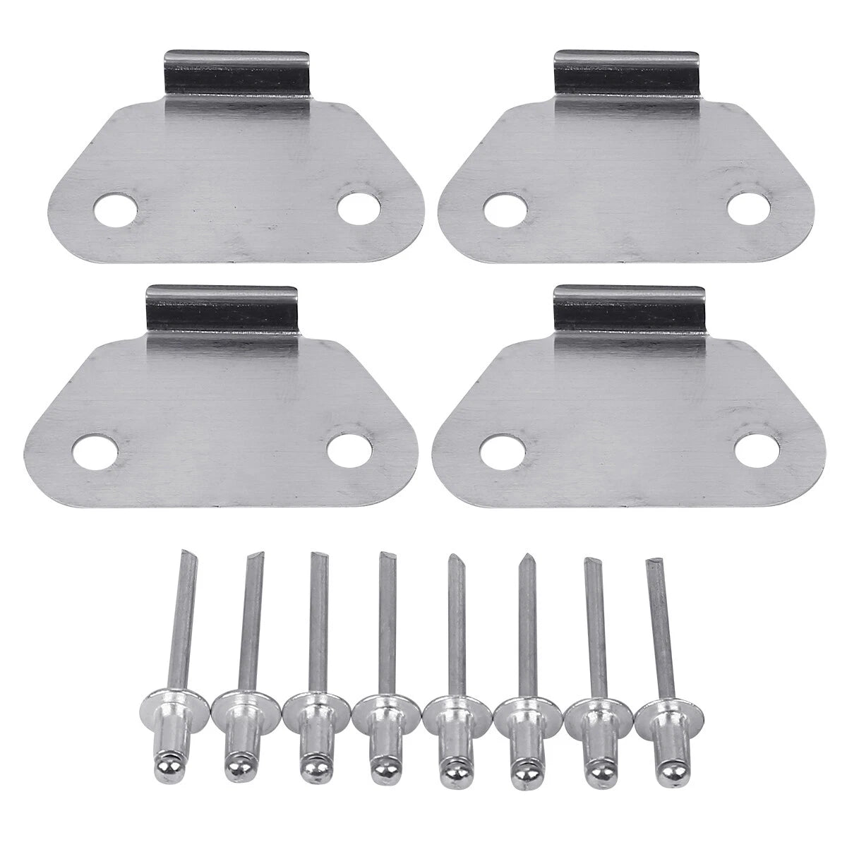 4x Hard Saddlebags Lids Wear Strike Plates Fit For Harley Touring Glide 93-13 12