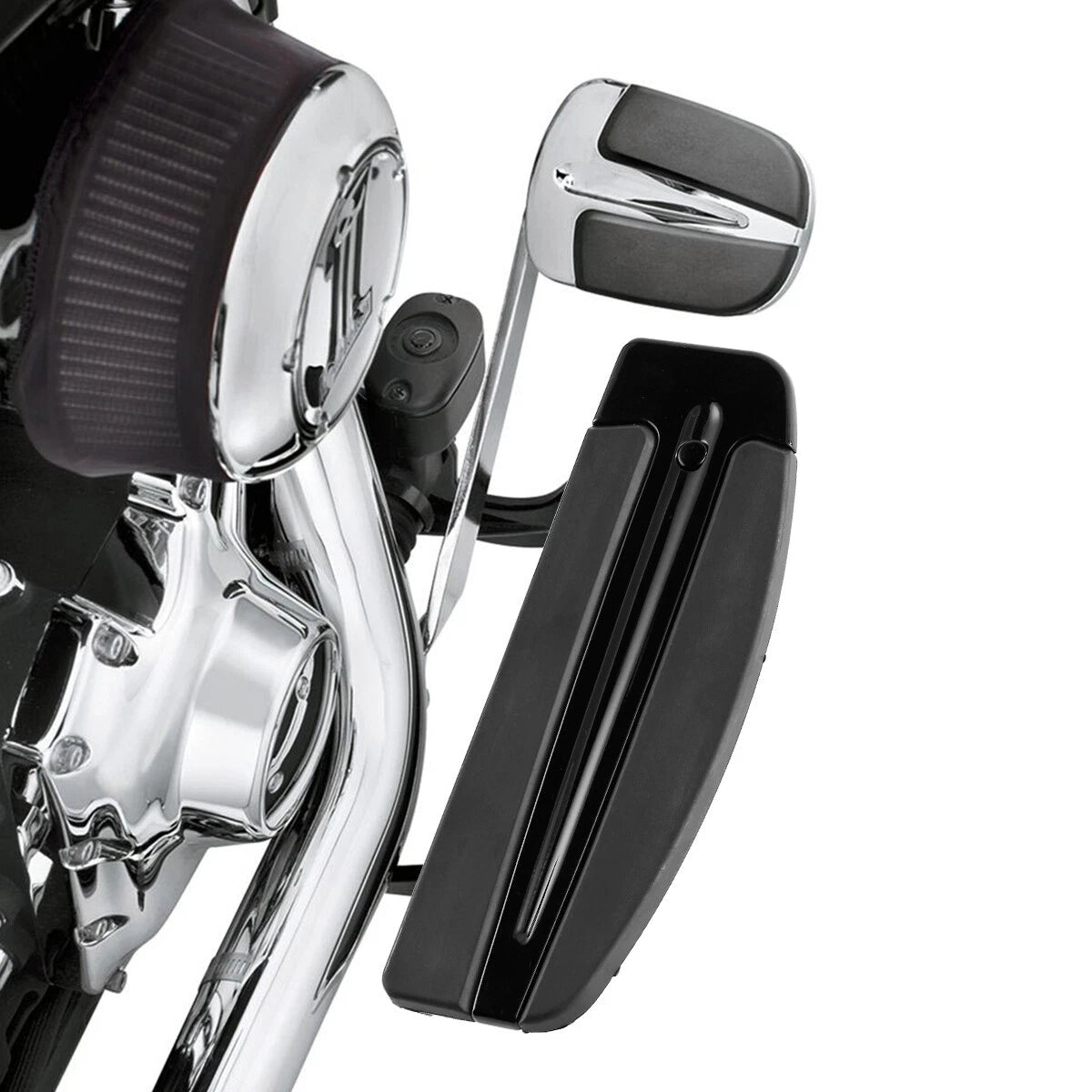 Slipstream Rider Floorboard Footboard Inserts For Harley Street Road Glide 86-Up