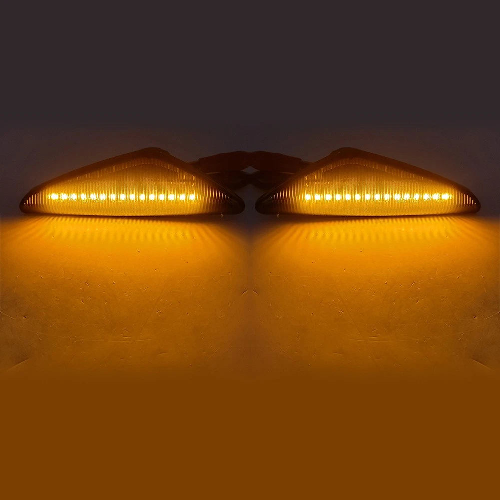 Dynamic Amber LED Side Marker Turn Signal Light Fit BMW F25 E70 E71 X3 E72 X5 X6