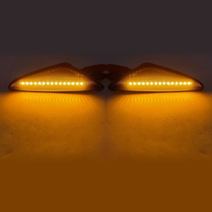Dynamic Amber LED Side Marker Turn Signal Light Fit BMW F25 E70 E71 X3 E72 X5 X6