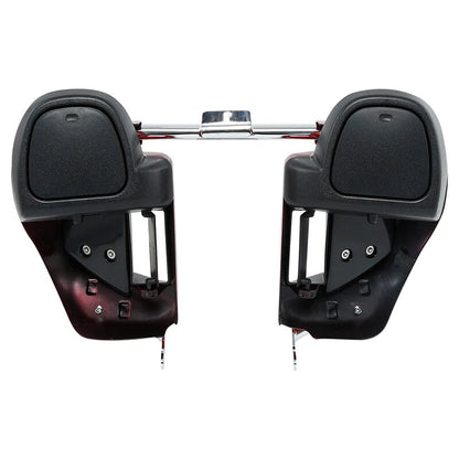 Red Lower Vented Fairing & Engine Guard Bar For Harley Davidson Touring 97-08 99