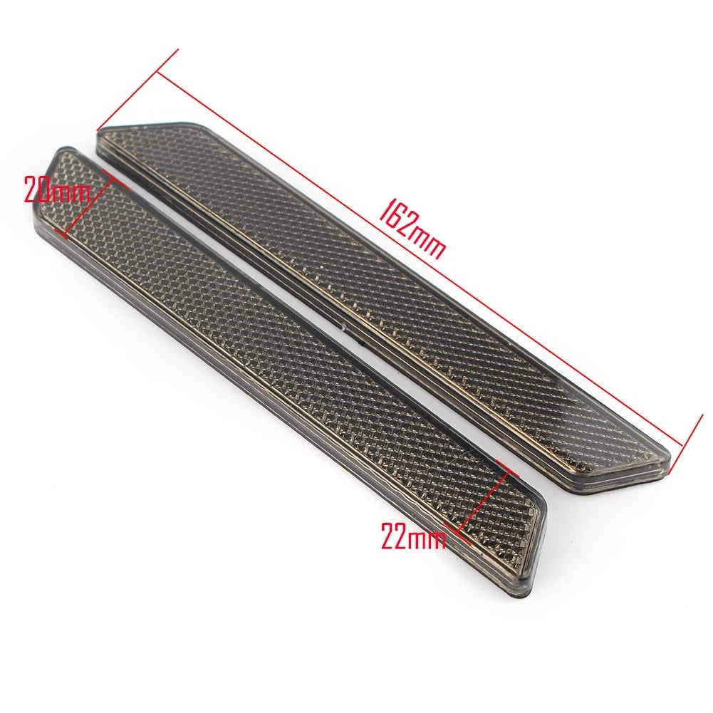 Rear Saddlebag Reflector Latch Cover Black For Harley Touring FLHT FLHR 14-18