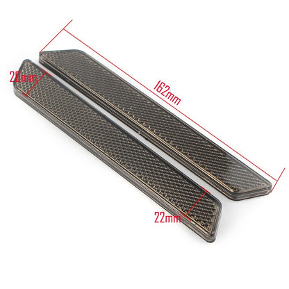 Rear Saddlebag Reflector Latch Cover Black For Harley Touring FLHT FLHR 14-18