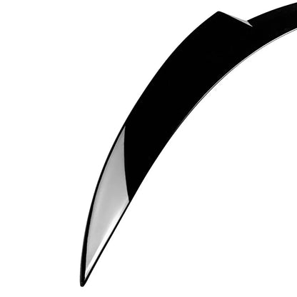 Glossy Black Rear Trunk Middle Spoiler Wing For Alfa Romeo Stelvio 2017-2024