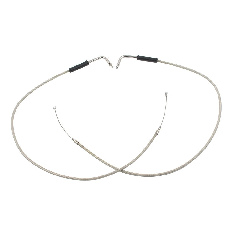 Stainless Steel Throttle Cable For Harley Sportster XL1200 883 Dyna Road King US