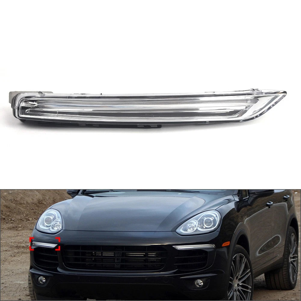 1x Right Side Daytime Running Light Fog Light For Porsche Cayenne 958 2015-2018