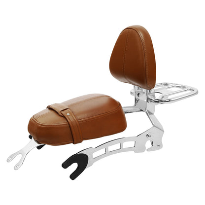 Passenger Seat Backrest Sissy Bar W/ Rack For Indian Scout 15-24 Sixty ABS 19-20