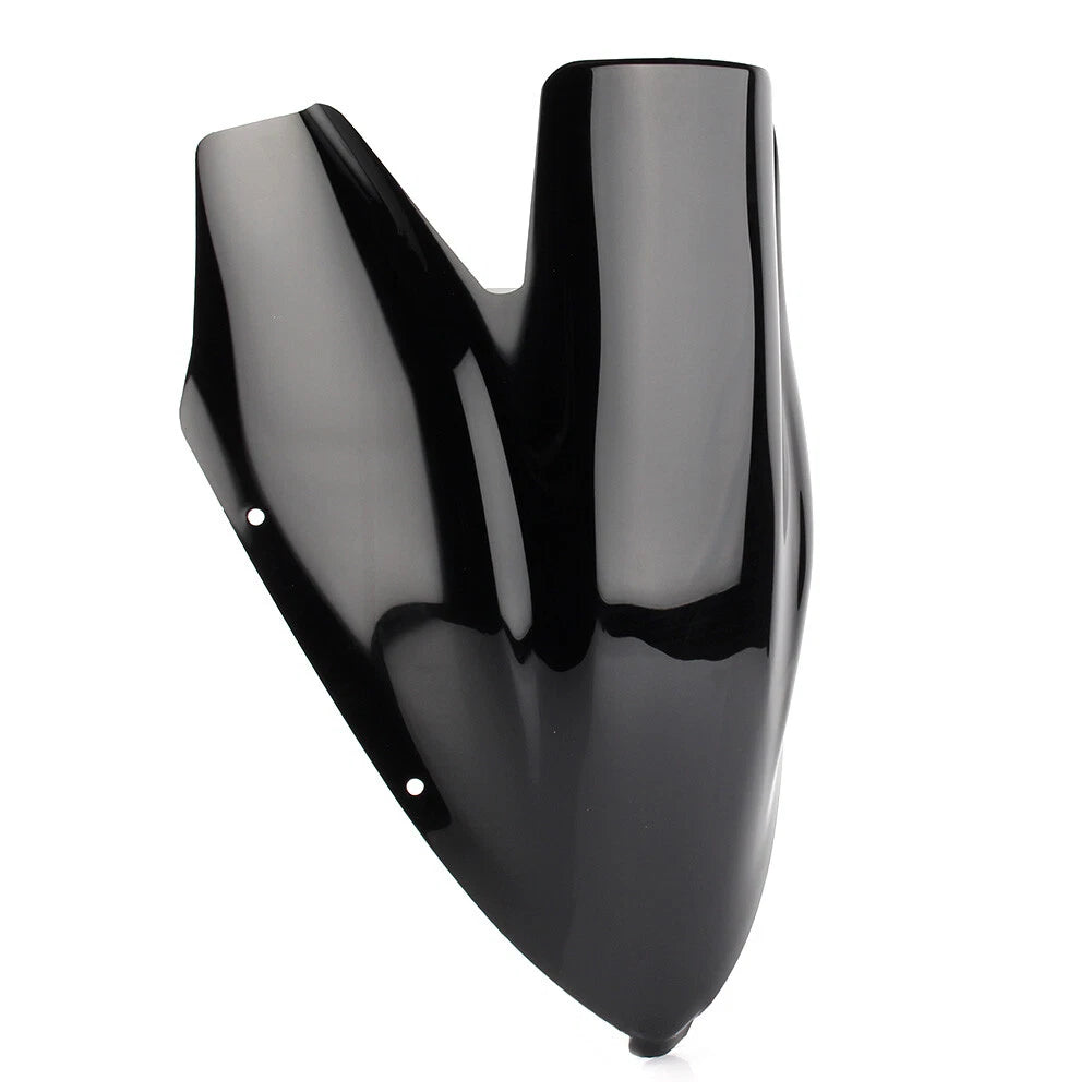 Front Windshield Windscreen Windproof Fit Kawasaki NINJA 650 ER6F 2006-08 Black