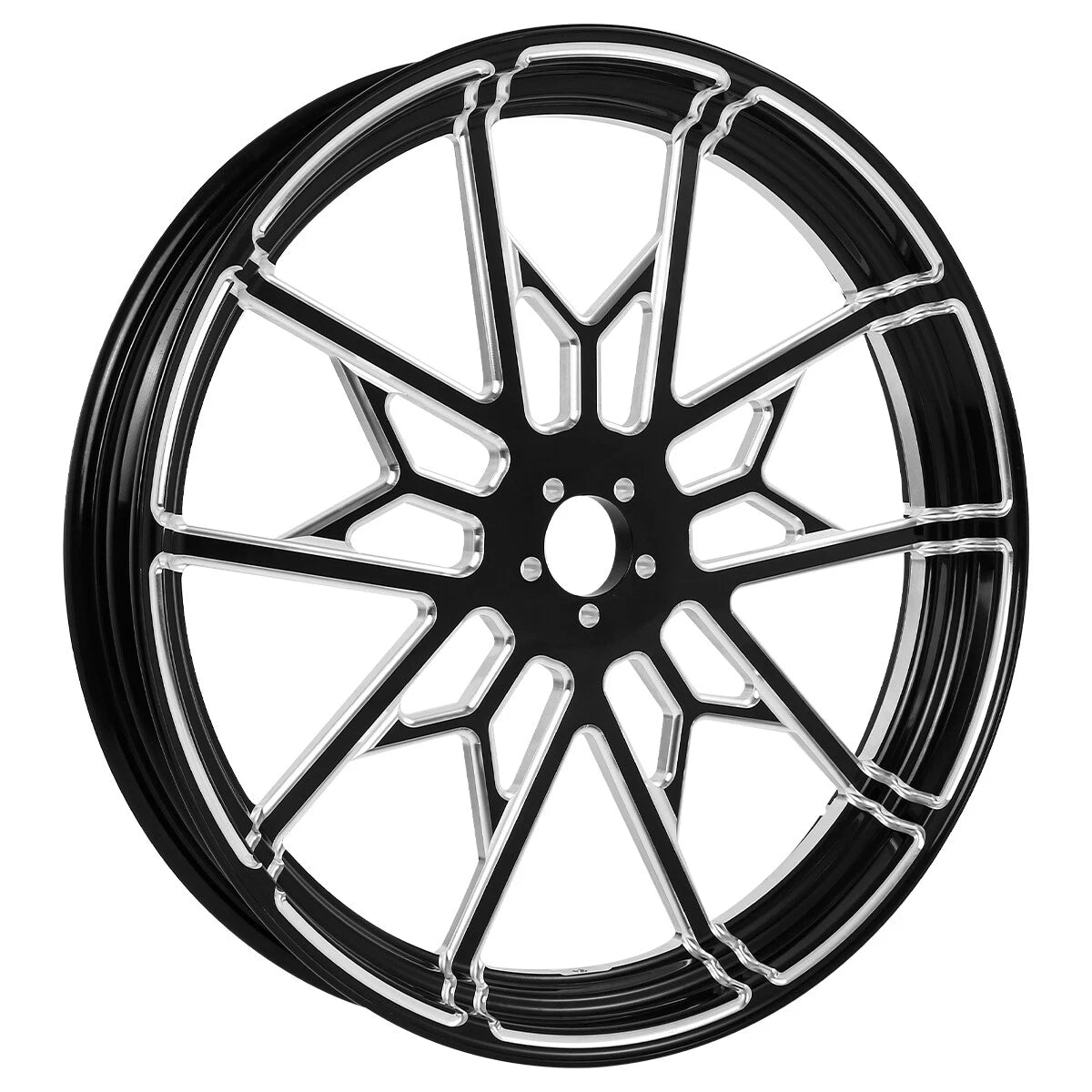 21''X 3.5'' Front Wheel Rim Dual Disc Hub For Harley Touring Road Glide 97-21