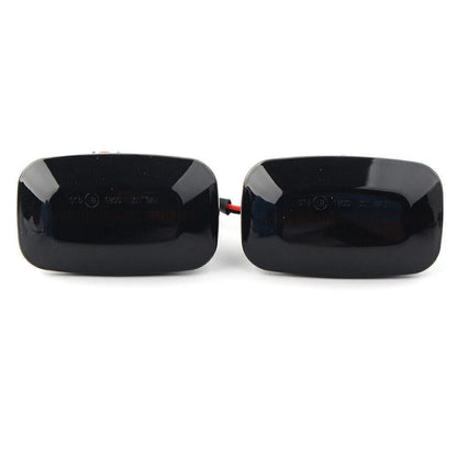 Dynamic LED Sequential Side Marker Light Fit Toyota Land Cruiser Black Shell US