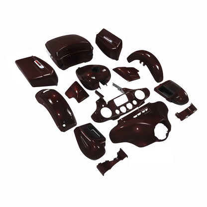 Fairings BodyWork Kit Fit For Harley Electra Glide 2014-Up 2021 Midnight Crimson