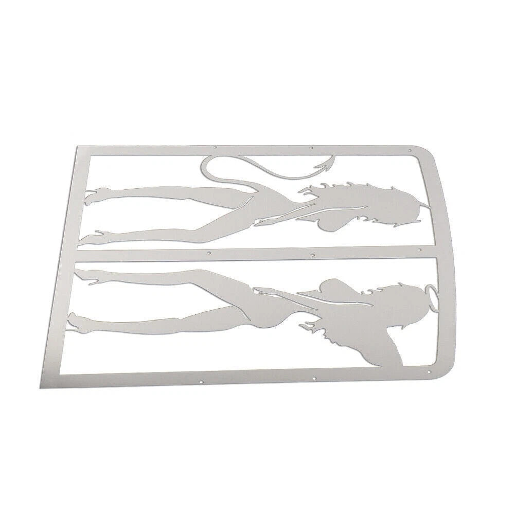 Radiator Grille Grill Cover Guard   Style Fit Yamaha Banshee 87-12 Chrome USA