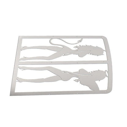 Radiator Grille Grill Cover Guard   Style Fit Yamaha Banshee 87-12 Chrome USA