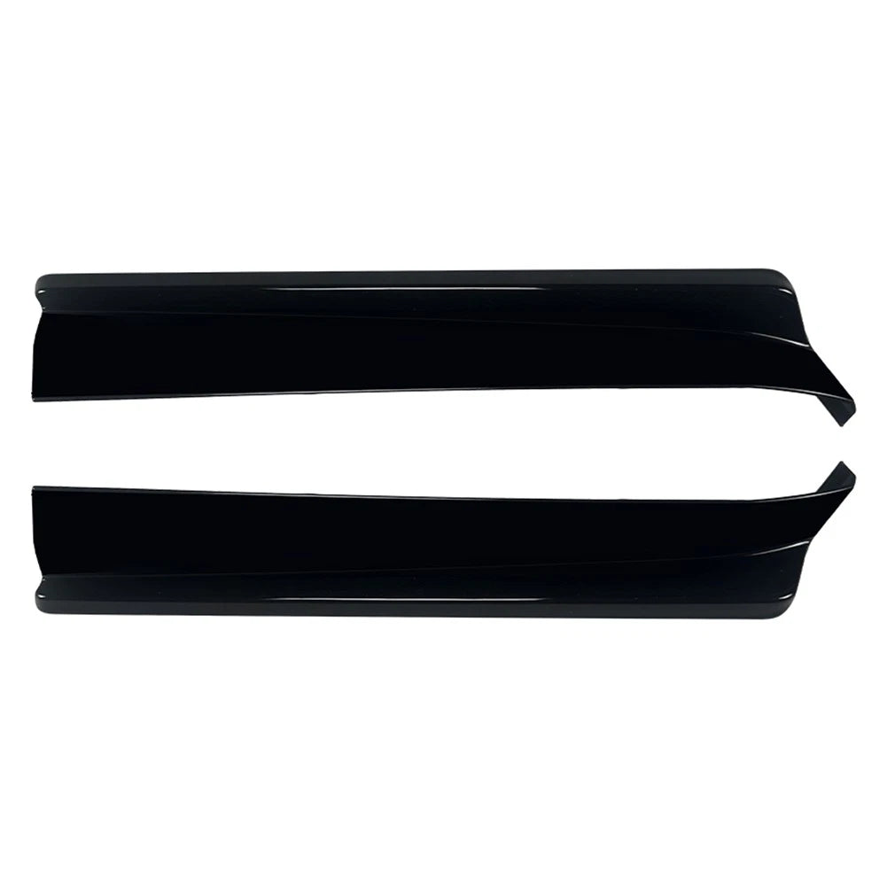 2pcs Glossy Black Rear Bumper Side Aprons Spats For Suabru WRX STI VA 2015-2021