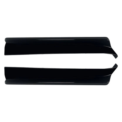 2pcs Glossy Black Rear Bumper Side Aprons Spats For Suabru WRX STI VA 2015-2021