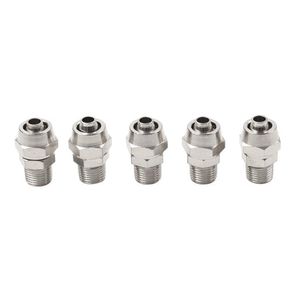 5PC Tire Changer 8mm 1/8 Air Valve Metal Connector