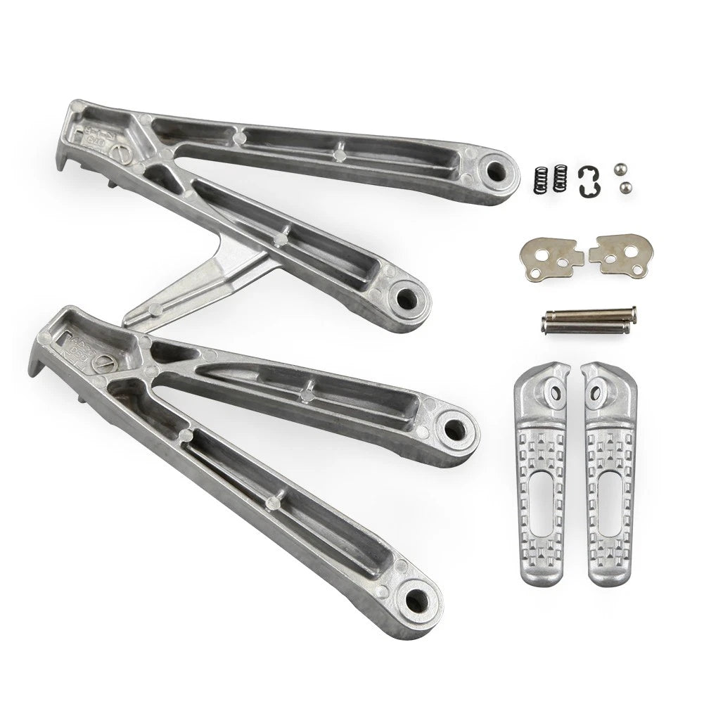 2pcs Motorcycle Silver Rear Foot Pedal  For HONDA CBR 600RR 2005 2006
