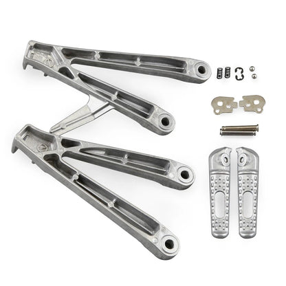 2pcs Motorcycle Silver Rear Foot Pedal  For HONDA CBR 600RR 2005 2006