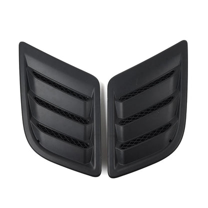 Side Hood Vent Bezel Grille Cover Black Pair Fit For Dodge Ram 1500 DT 2019-2024