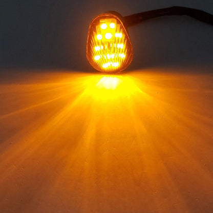 Smoke Flush Mount Amber Turn Signals Fit Yamaha YZF R1/R6/R6S Flash LED US