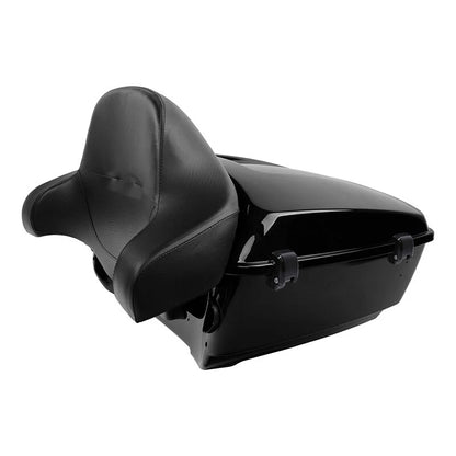 King Trunk Backrest Pad Mount Rack Plate Fit Fit For Harley Touring 2014-2025 24