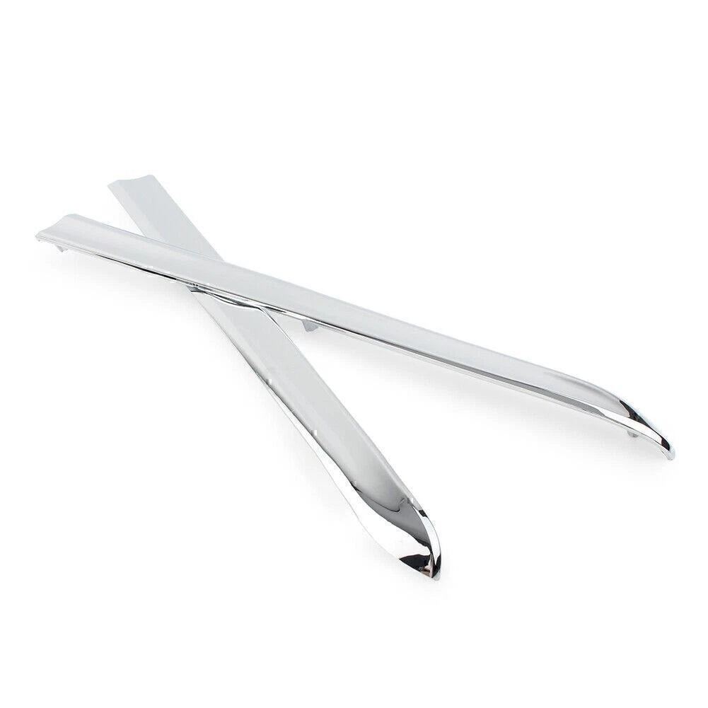 2x Chrome Left & Right Saddlebag Moulding For Honda Goldwing GL1800 2001-2011 02