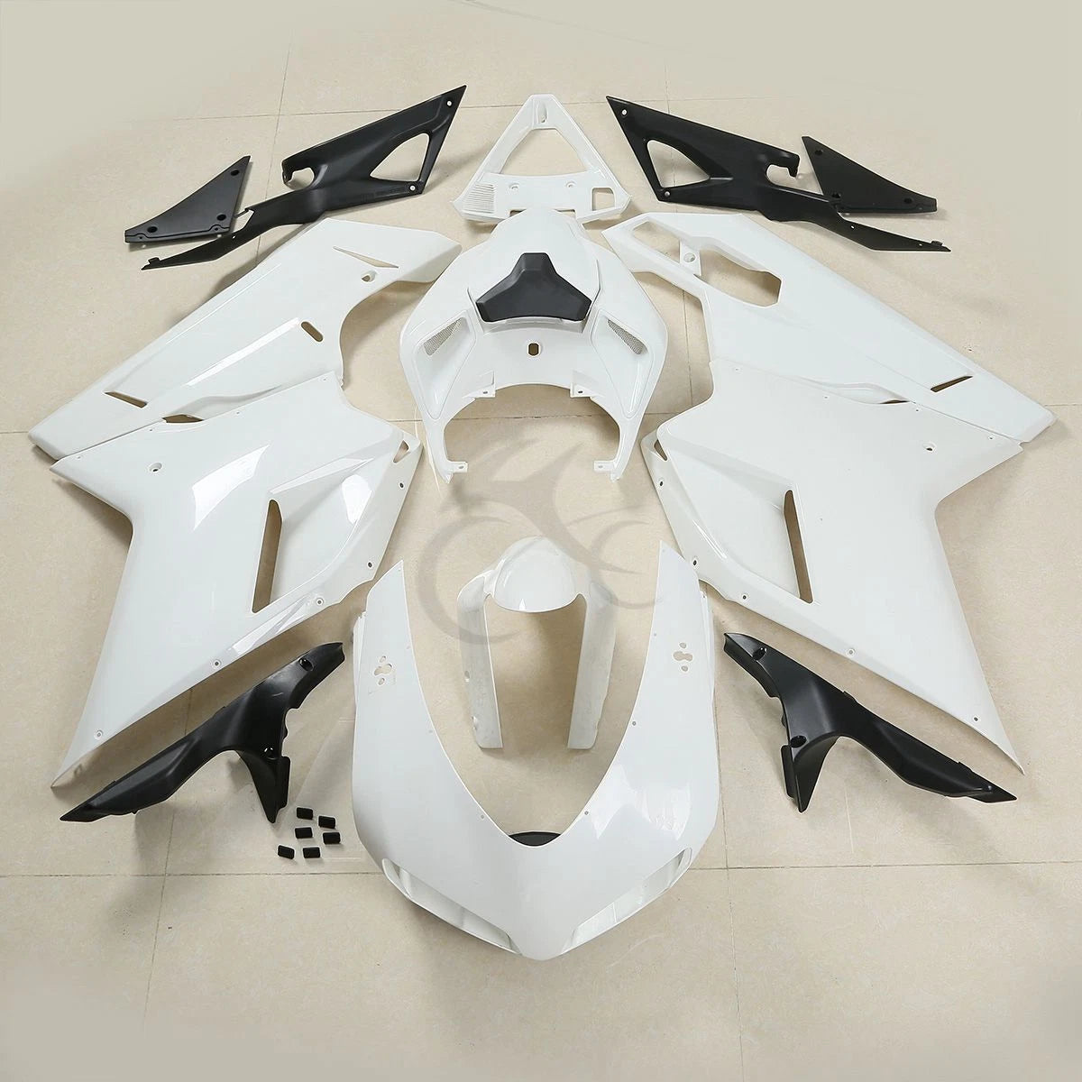 ABS Unpainted Fairing Bodywork Kit Fit For Ducati 848 1098 1198 2007-2012 2011