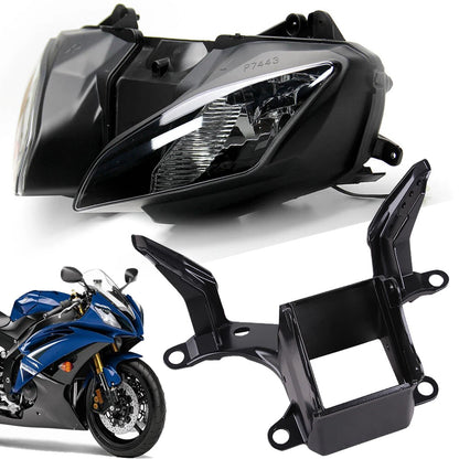 Headlight & Upper Fairing Stay Bracket Assembly For Yamaha YZF R6 YZF-R6 2008-16
