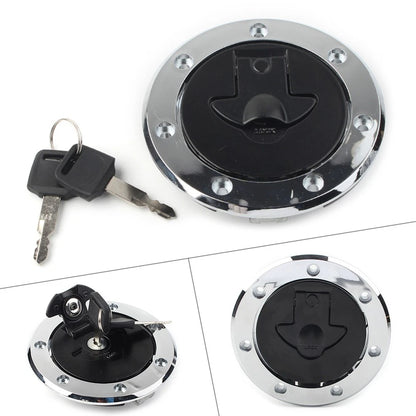 US Aluminum Fuel Gas Tank Cap Cover Keys Fit For Kawasaki Ninja ZX7R ZX-6R ZX-9R