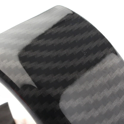 Front Grille Grill Logo Emblem Ring For Alfa Romeo Giulia 2017-2020 Carbon Fiber