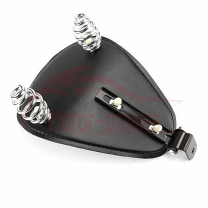 Black Motorcycle Solo Seat Springs For Harley Yamaha Honda Suzuki Bobber Chopper