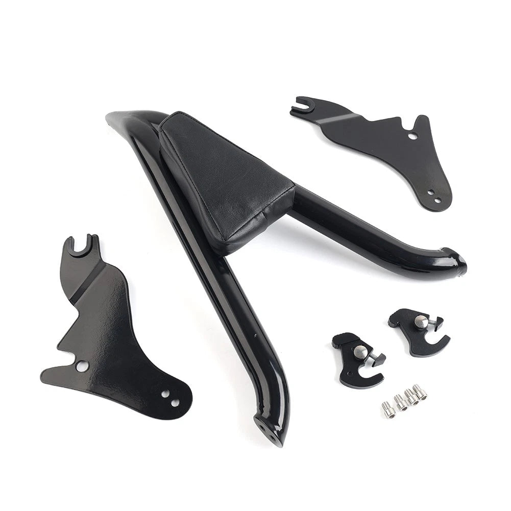 US Detachable Backrest Rear Sissy Bar w/Cushion For Harley Touring 09-23