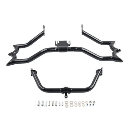 Gloss Highway Engine Guard Crash Bar Fairing Support For Harley Road Glide 15-23
