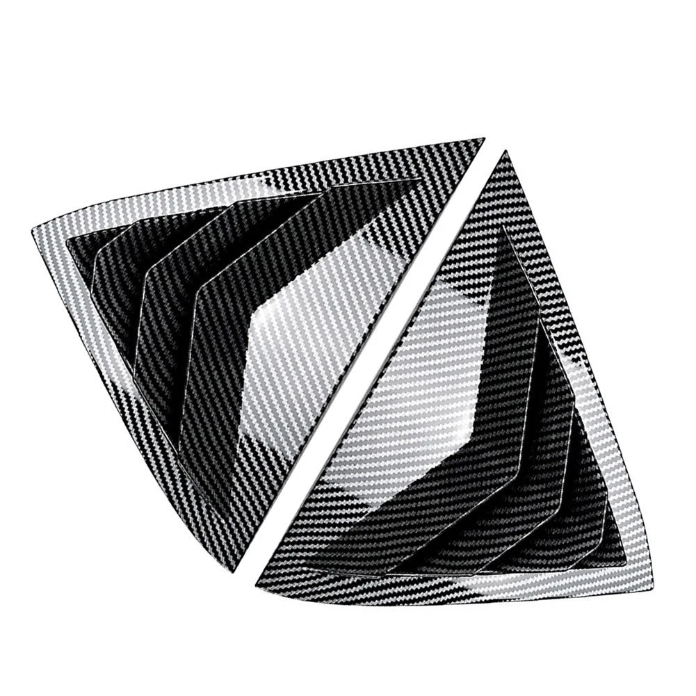 Carbon Look Rear Louver Shutter Cover For Ford Fiesta MK7 MK7.5 Hatchback 08-17