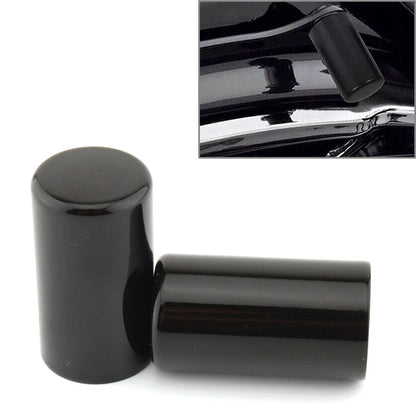 2 Pcs Docking Hardware Point Covers Kit for Harley Touring FLHX 2009-23 Black