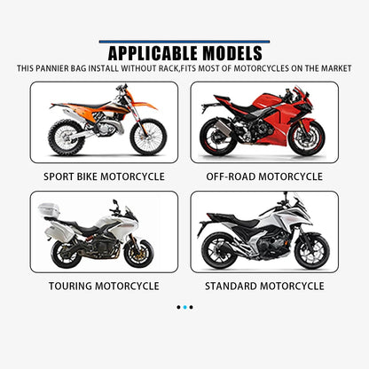 Waterproof 35L-50L Motorcycle Tail Bag Moto Rear Seat Travel Luggage Helmet Bag