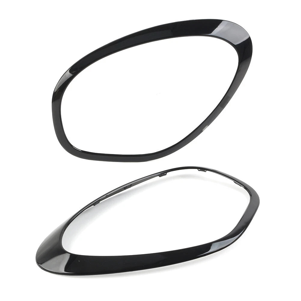 Headlight Ring Bezel Trim Surround Cover For BMW Mini Cooper R60 Countryman Pair