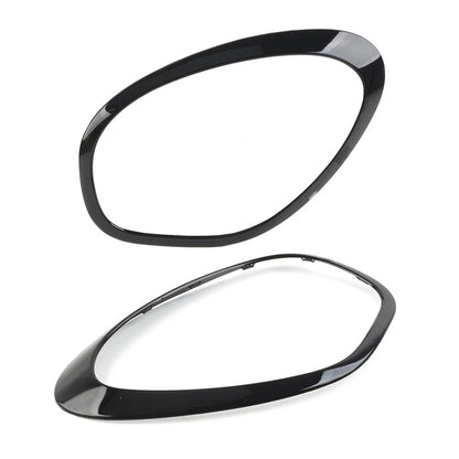 Headlight Ring Bezel Trim Surround Cover For BMW Mini Cooper R60 Countryman Pair